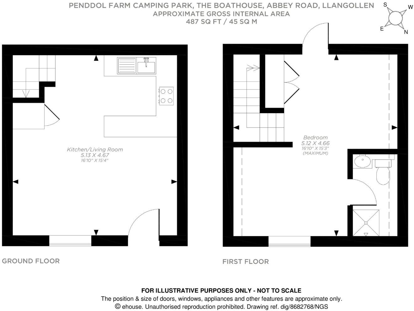 Abbey Road, Llangollen, Denbighshire, LL20 floorplan