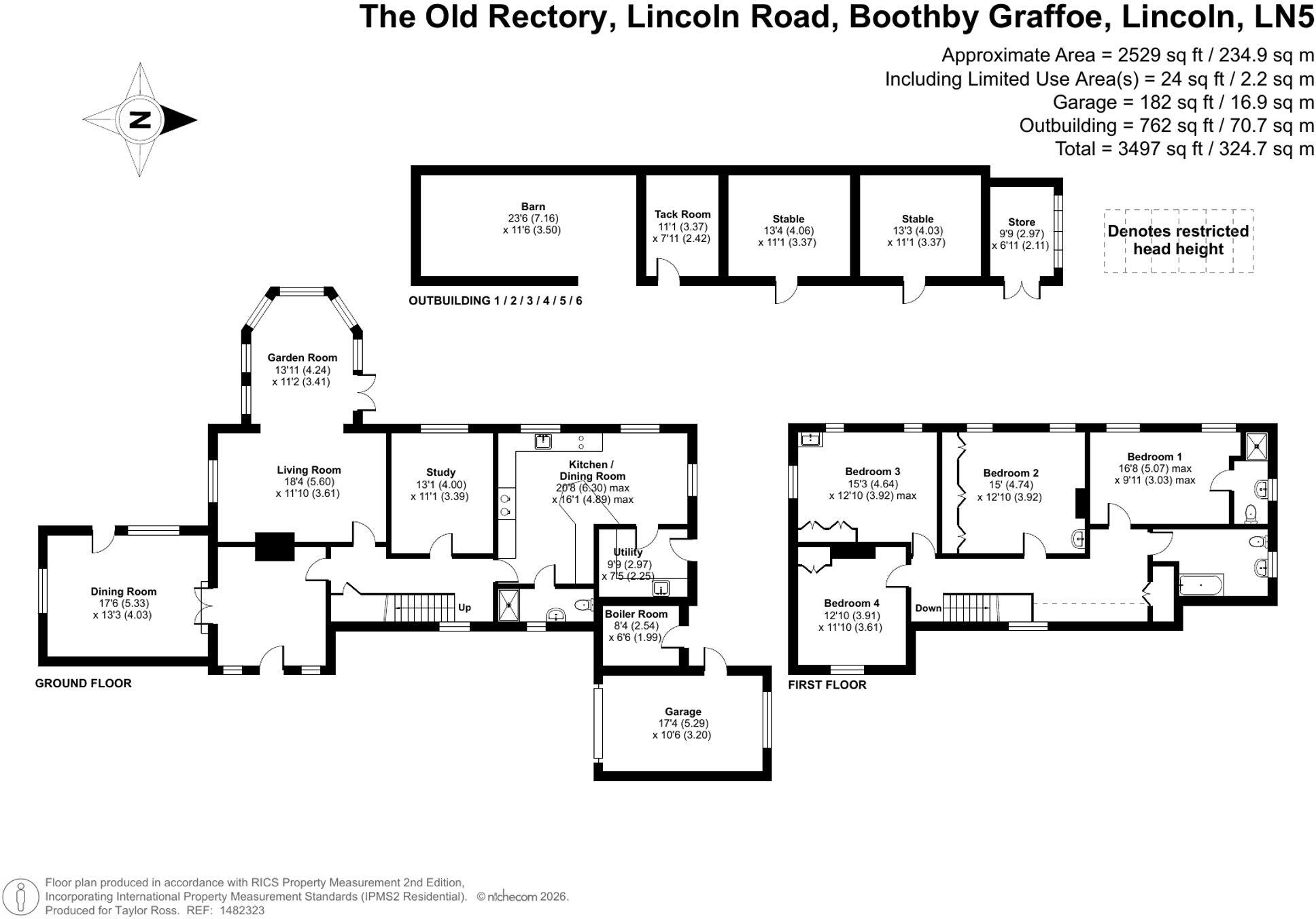Lincoln Road, Boothby Graffoe, LN5 floorplan