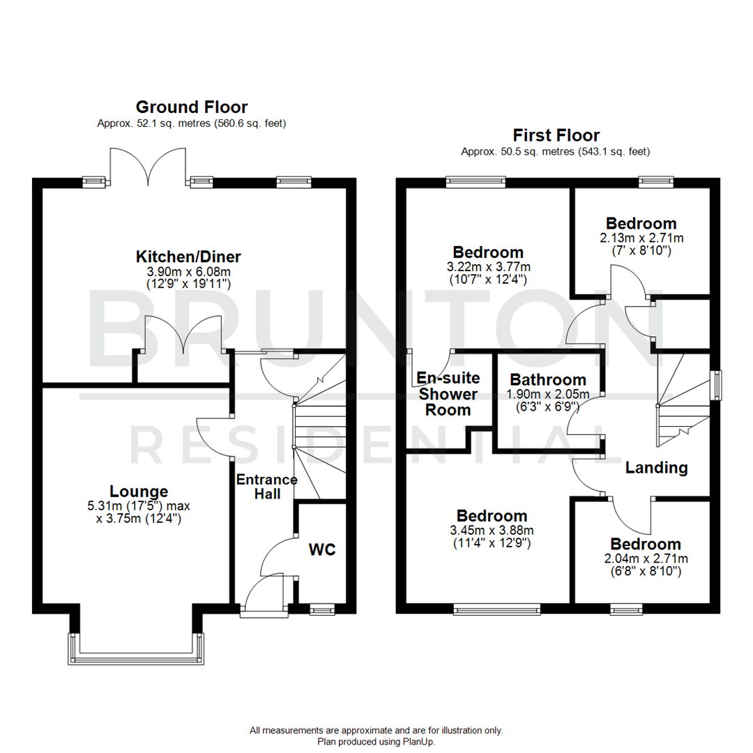 Bowmont Chase, Dinnington, NE13 floorplan