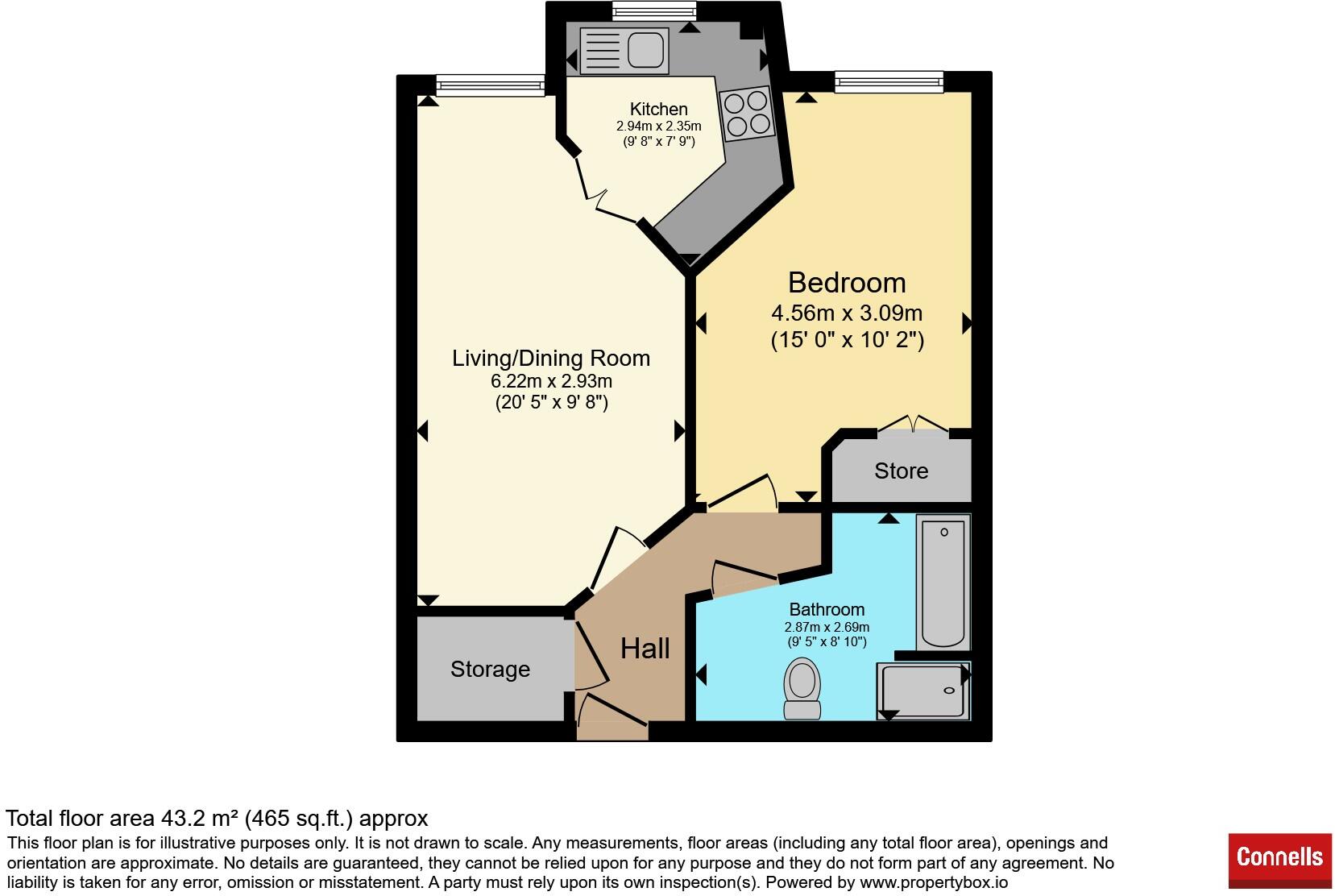 Massetts Road, HORLEY floorplan
