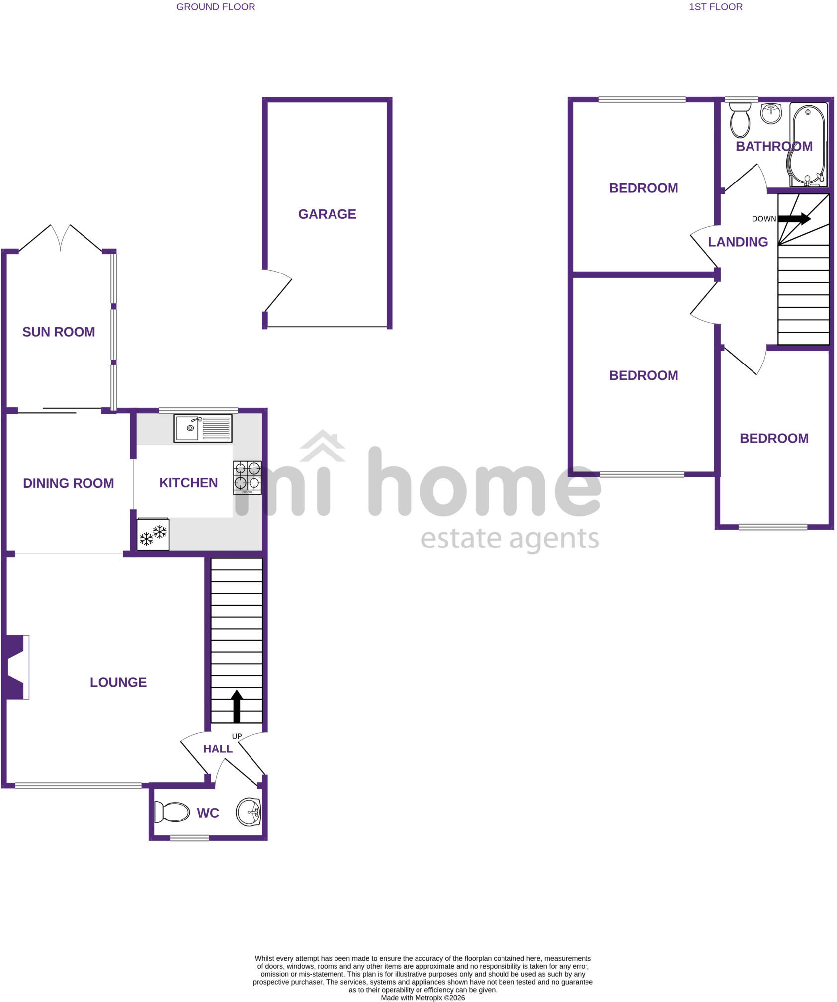 Roseacre Drive, Elswick, Preston, Lancashire, PR4 floorplan