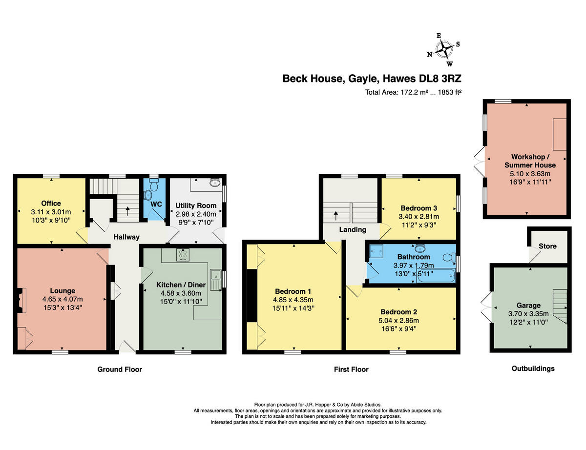 Gayle, Hawes, DL8 3 floorplan
