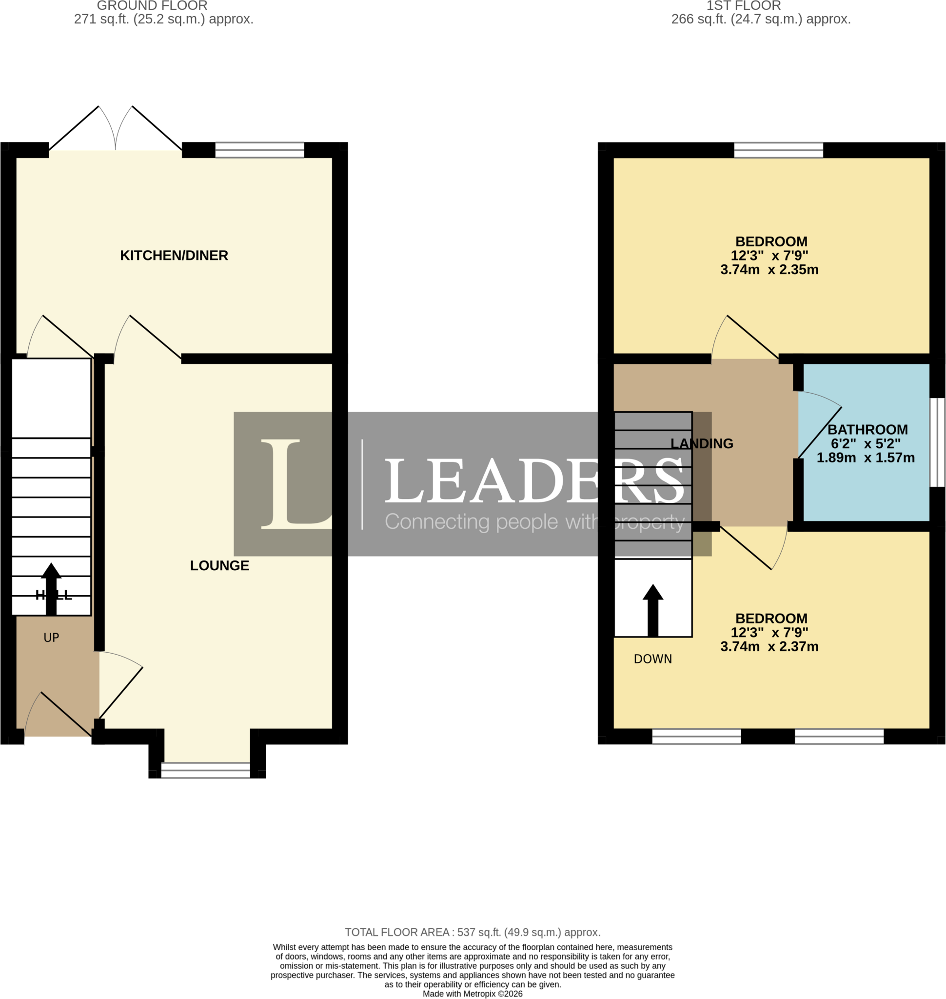 First Oak Drive, Clipstone Village, Mansfield floorplan