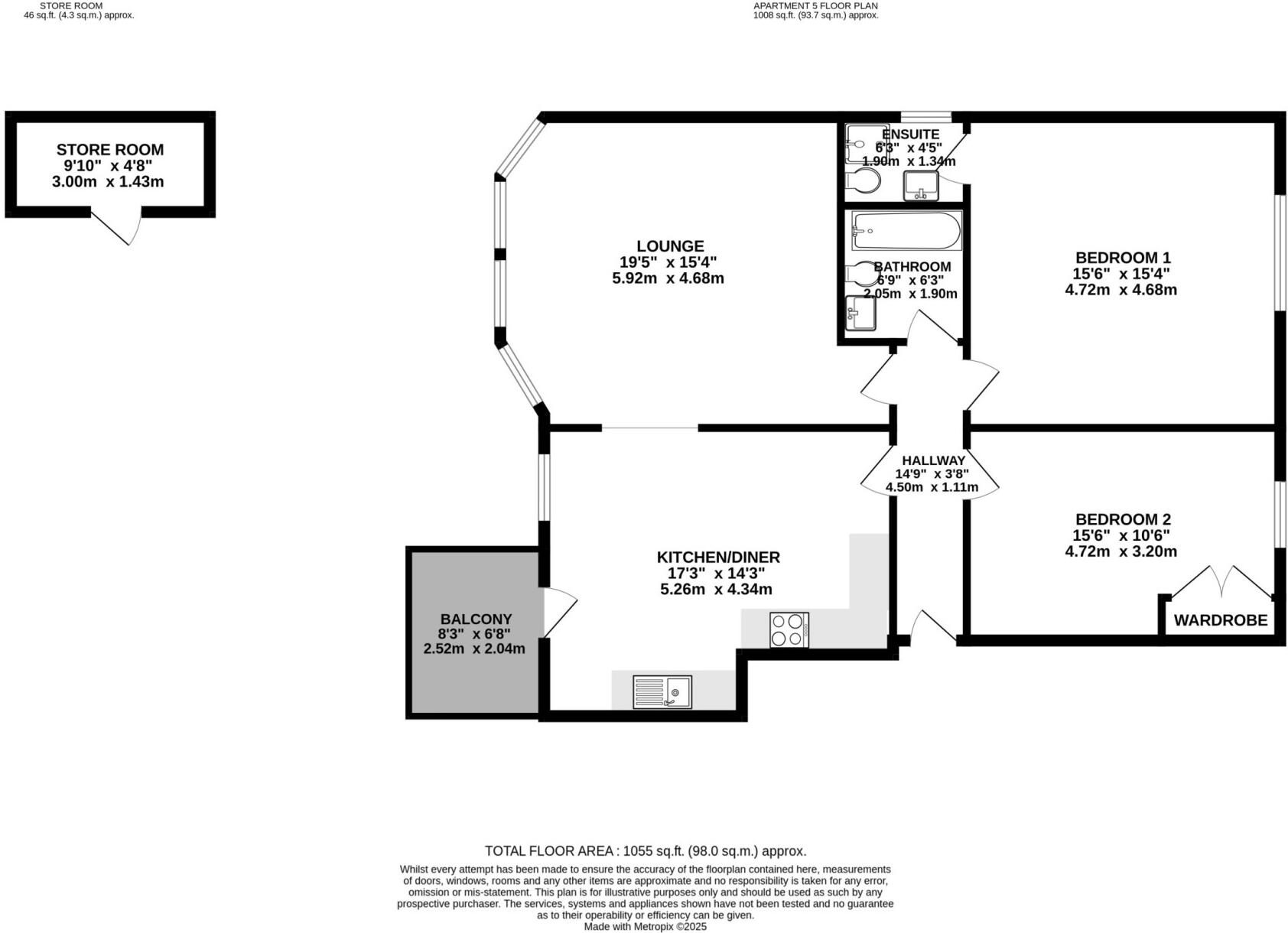 5, The Waterfront, Mooragh Promenade, Ramsey, IM8 3AW floorplan