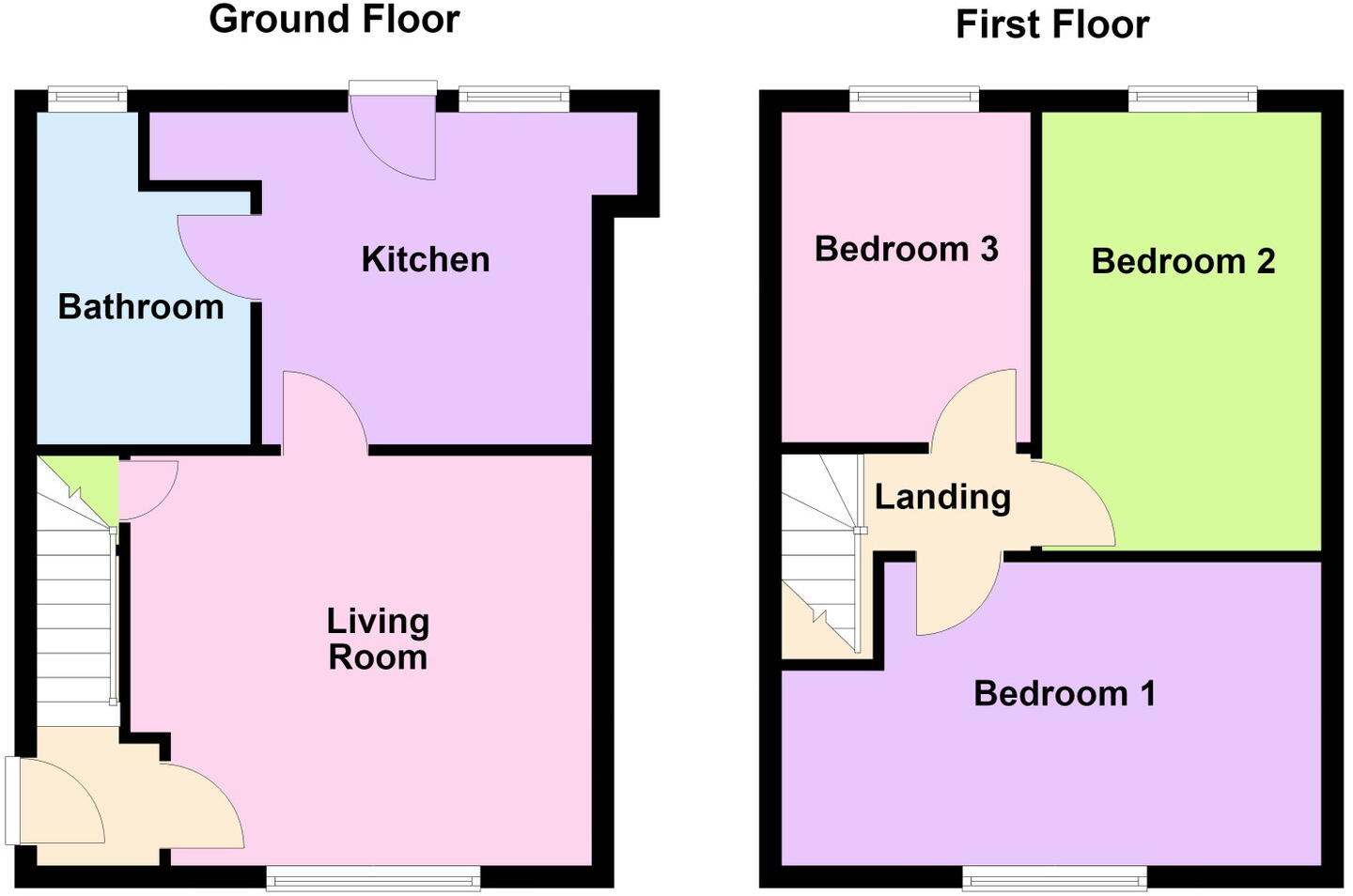 Clifton Square, Corby, Northamptonshire, NN17 2DB floorplan
