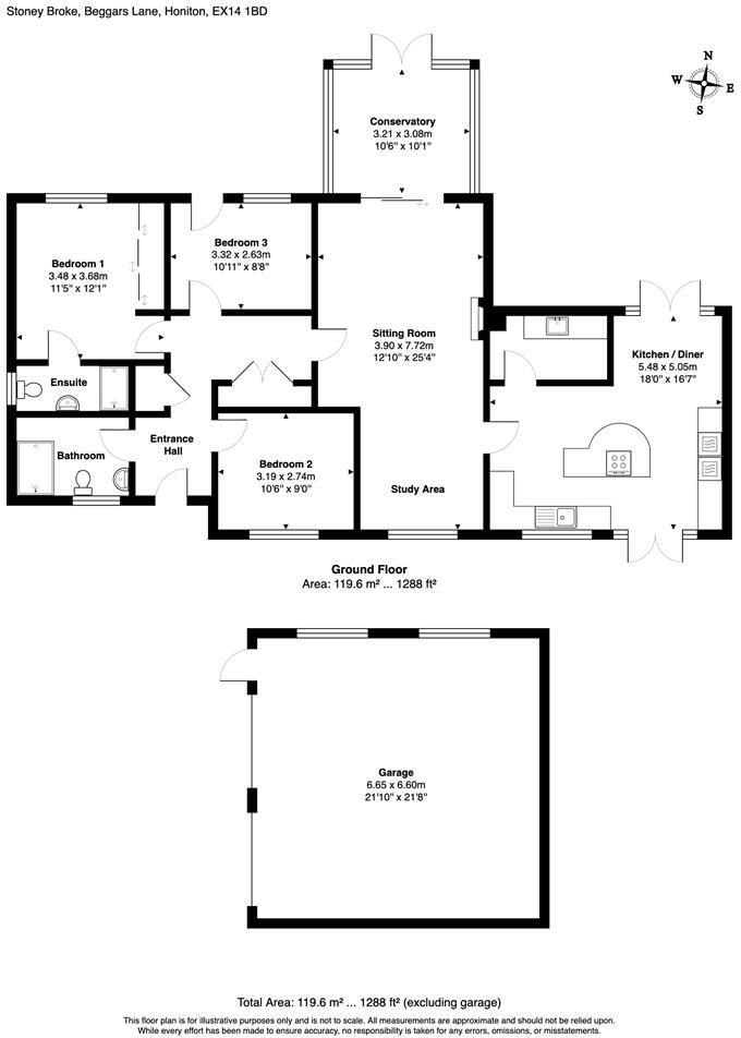 Beggars Lane, Honiton floorplan