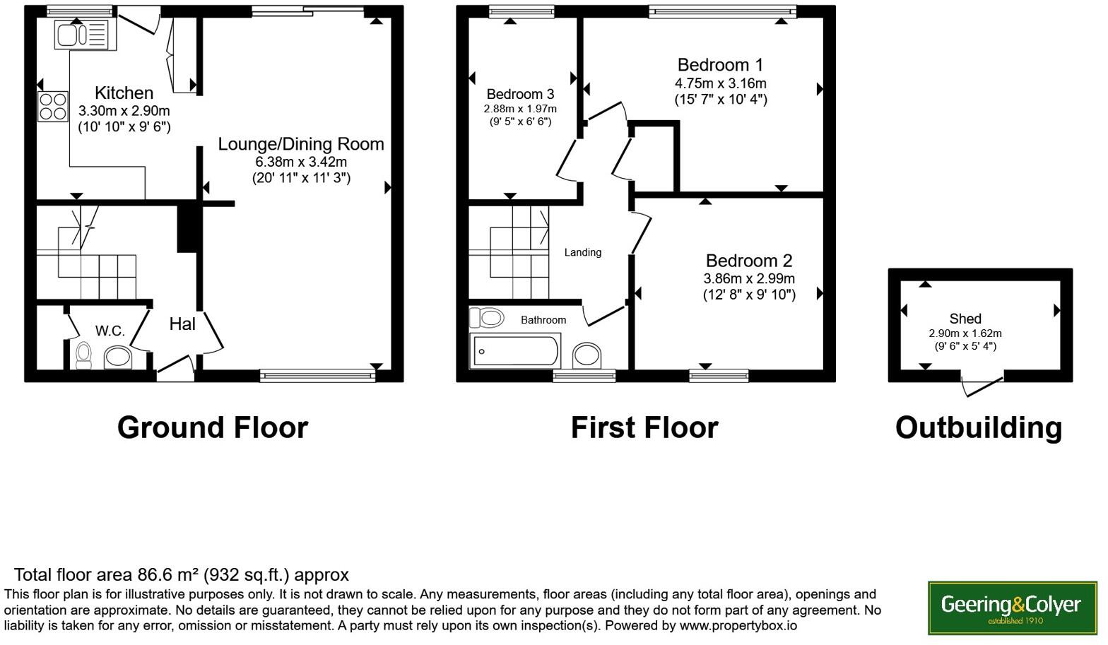 Wingham Close, Maidstone, Kent, ME15 floorplan