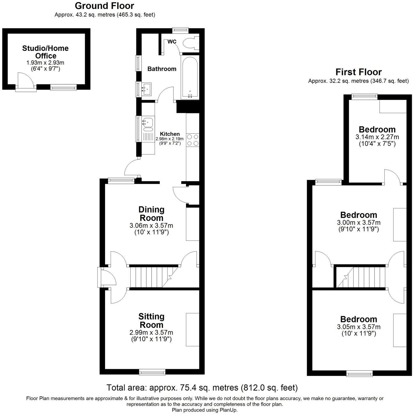 Whitehill Road, Hitchin, SG4 floorplan