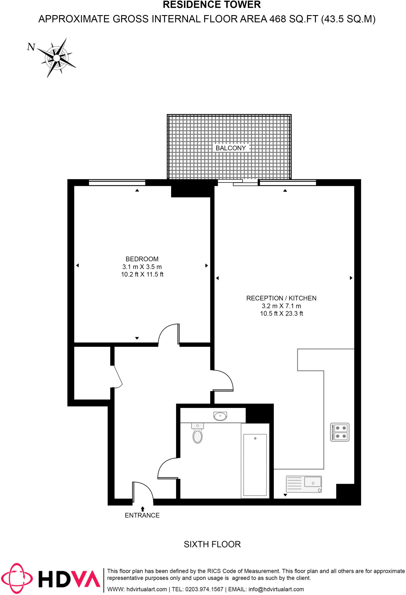 Woodberry Grove London N4 floorplan