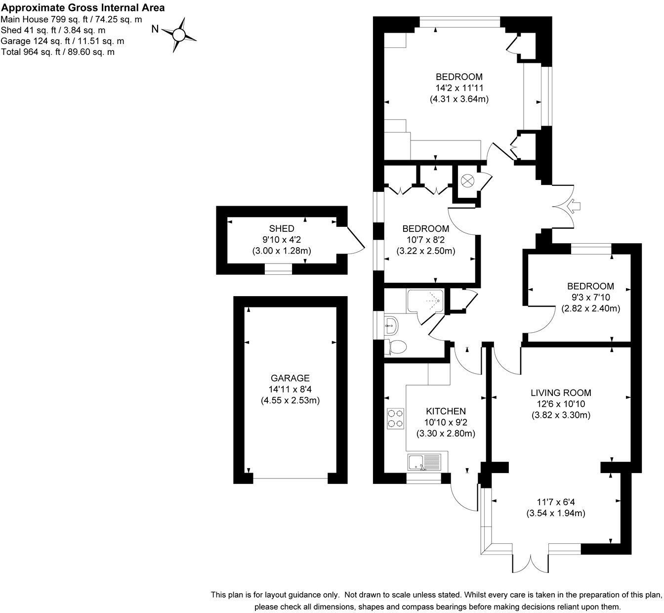 Clinton Close, Knaphill, Woking, Surrey, GU21 floorplan