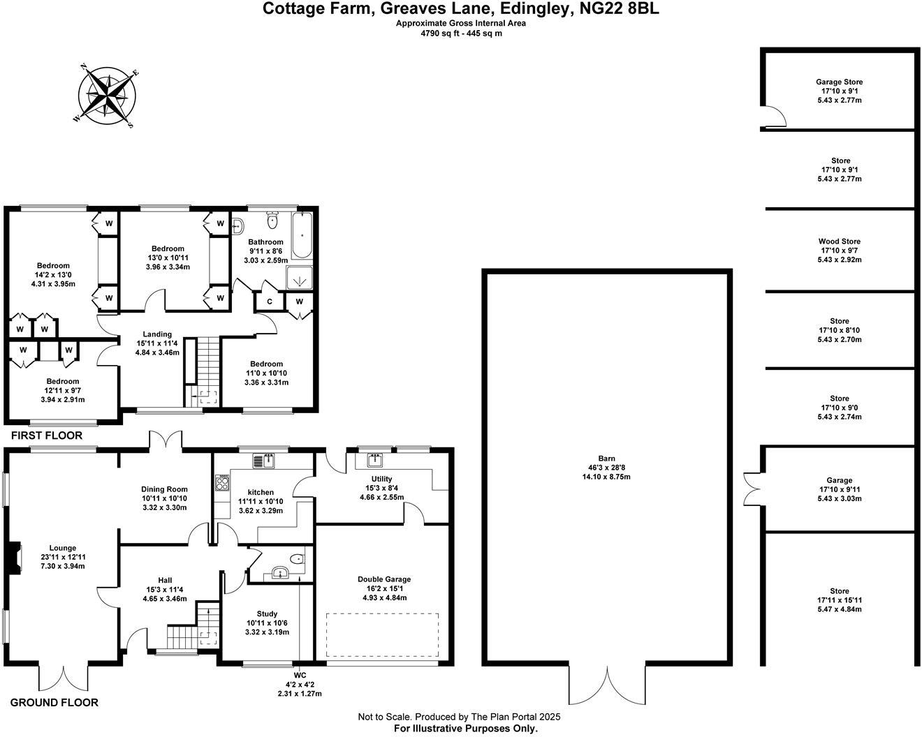 Greaves Lane, Edingley, Newark floorplan