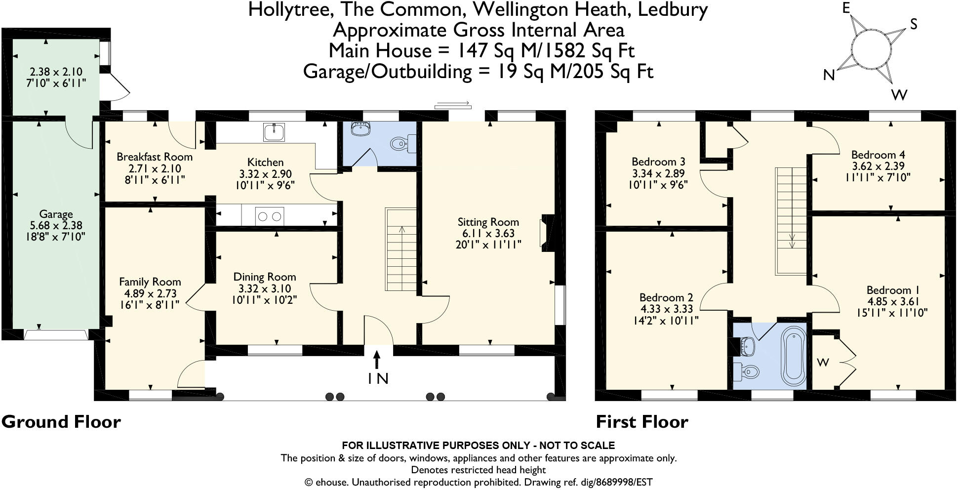 The Common, Wellington Heath, Ledbury, HR8 floorplan