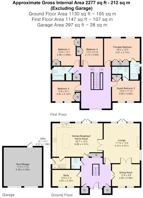 Monarch Drive, Shinfield, Reading, Berkshire, RG2 floorplan
