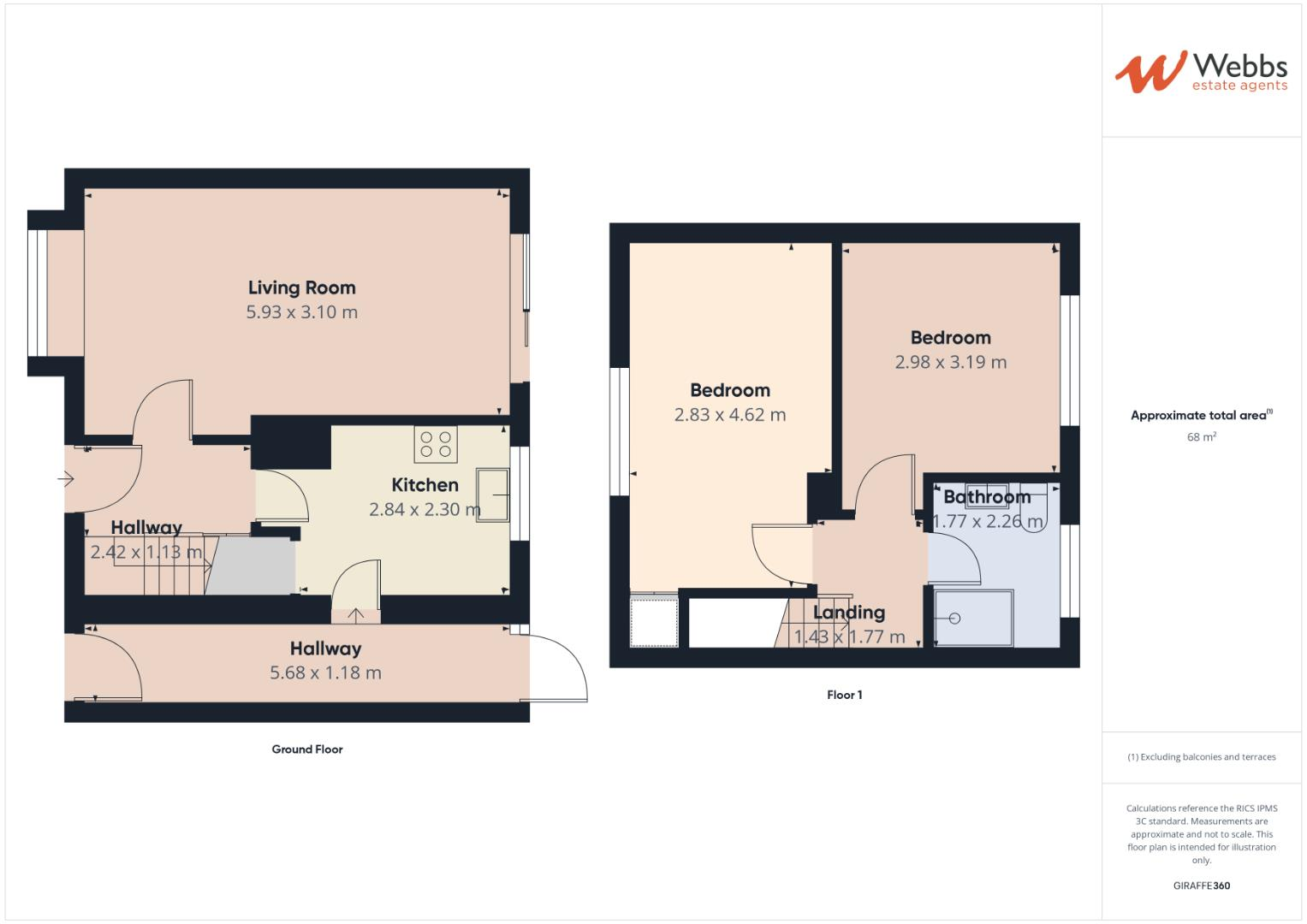 Browning Close, Willenhall floorplan