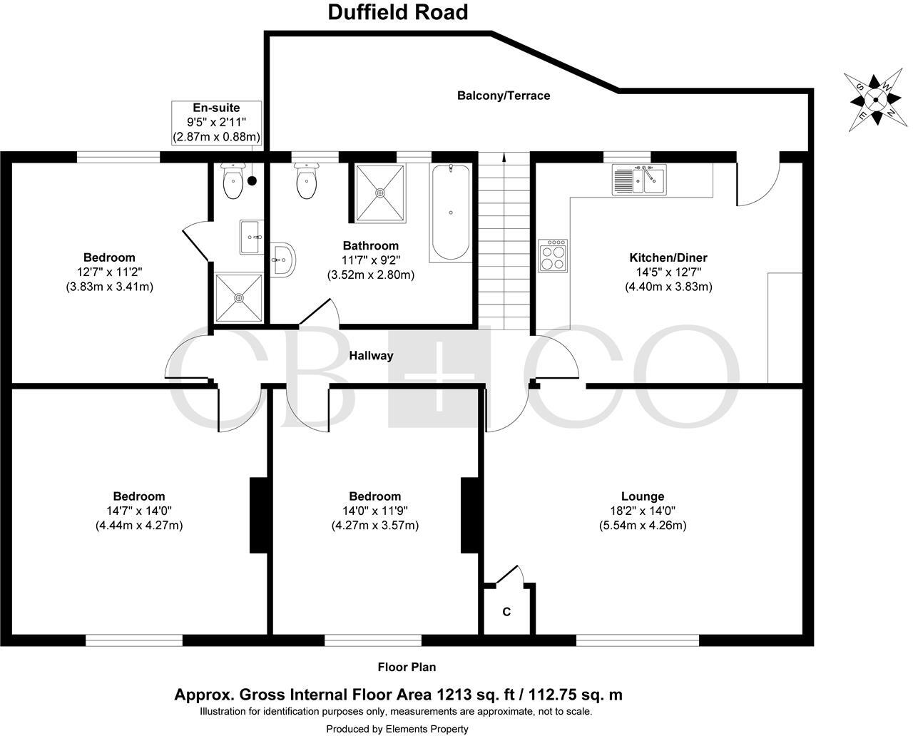 Duffield Road, Derby floorplan