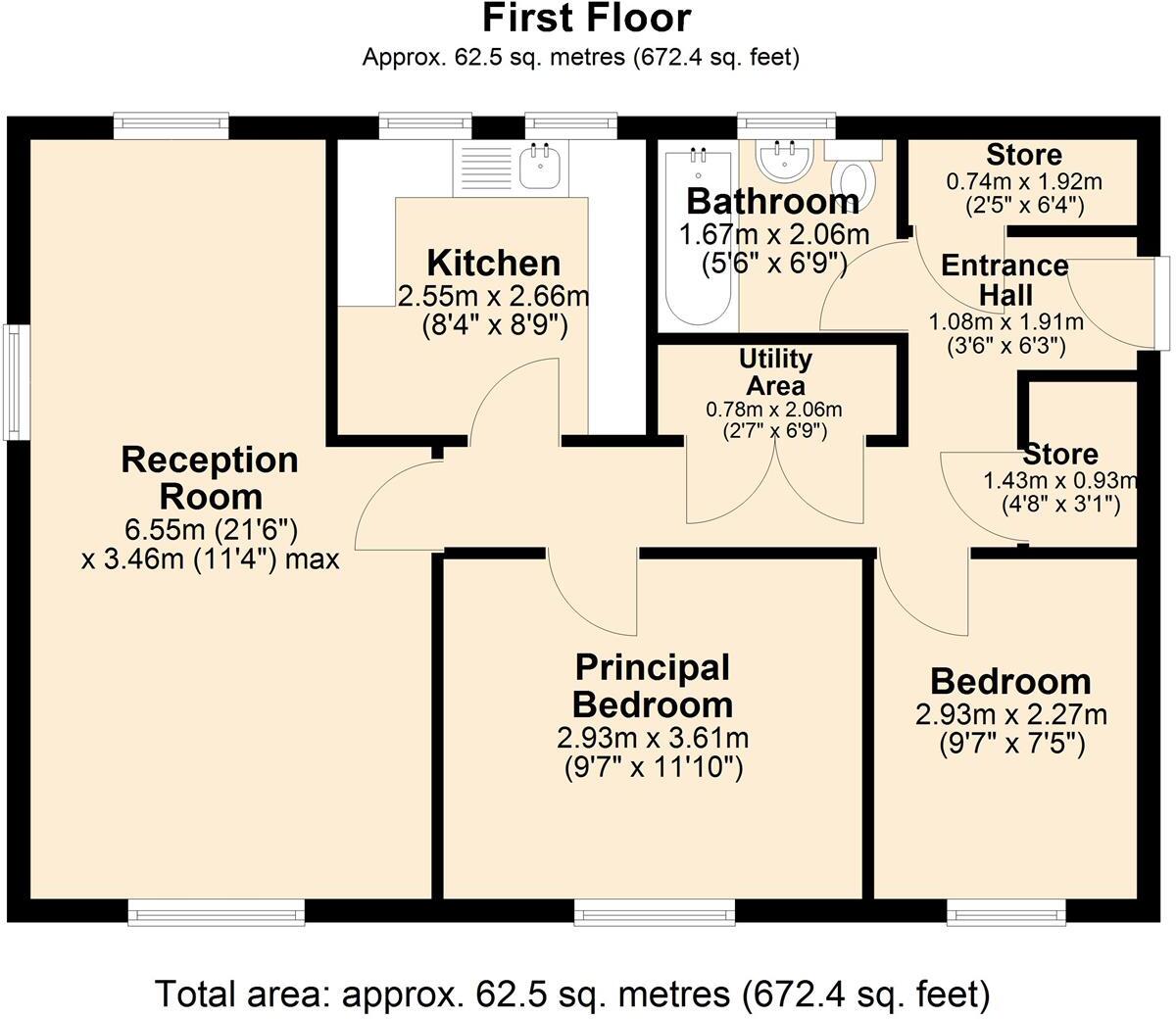 Middleton-By-Youlgrave, Bakewell floorplan