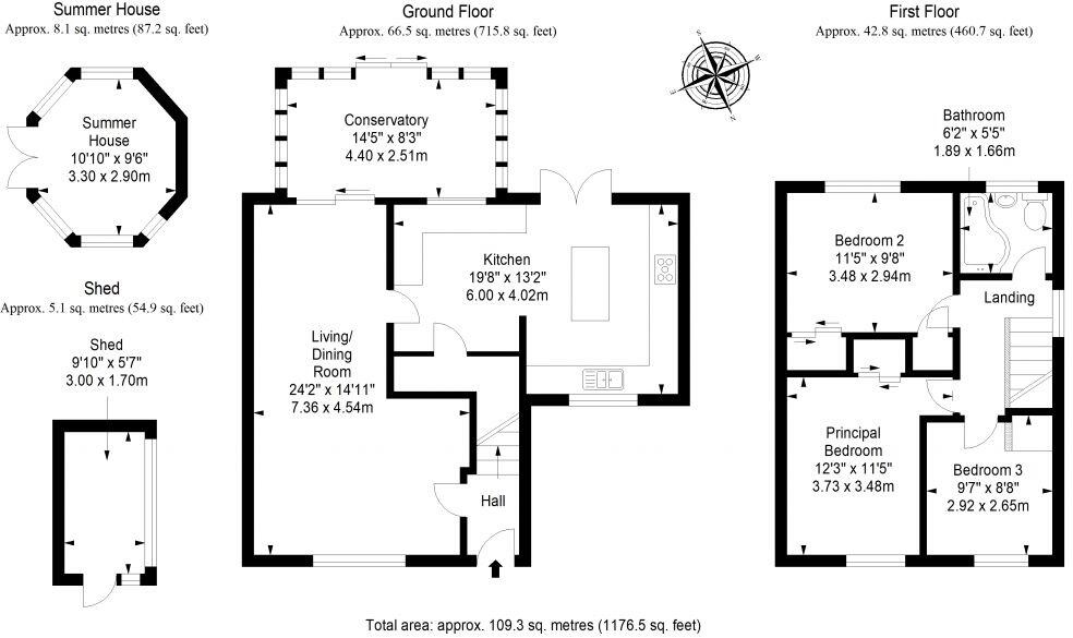52 Howe Park, Swanston, Edinburgh, EH10 7HG floorplan