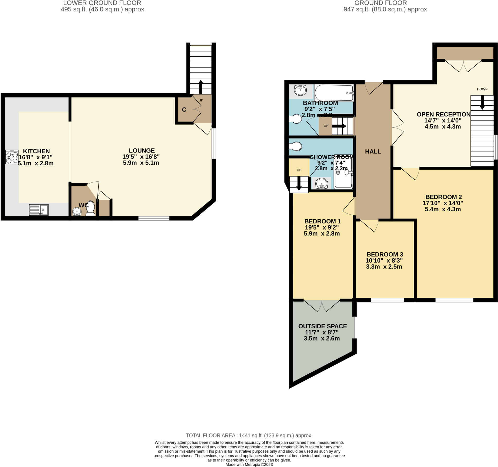 The Old Picture Hall, Northfield Road, Ilfracombe, North Devon, EX34 floorplan