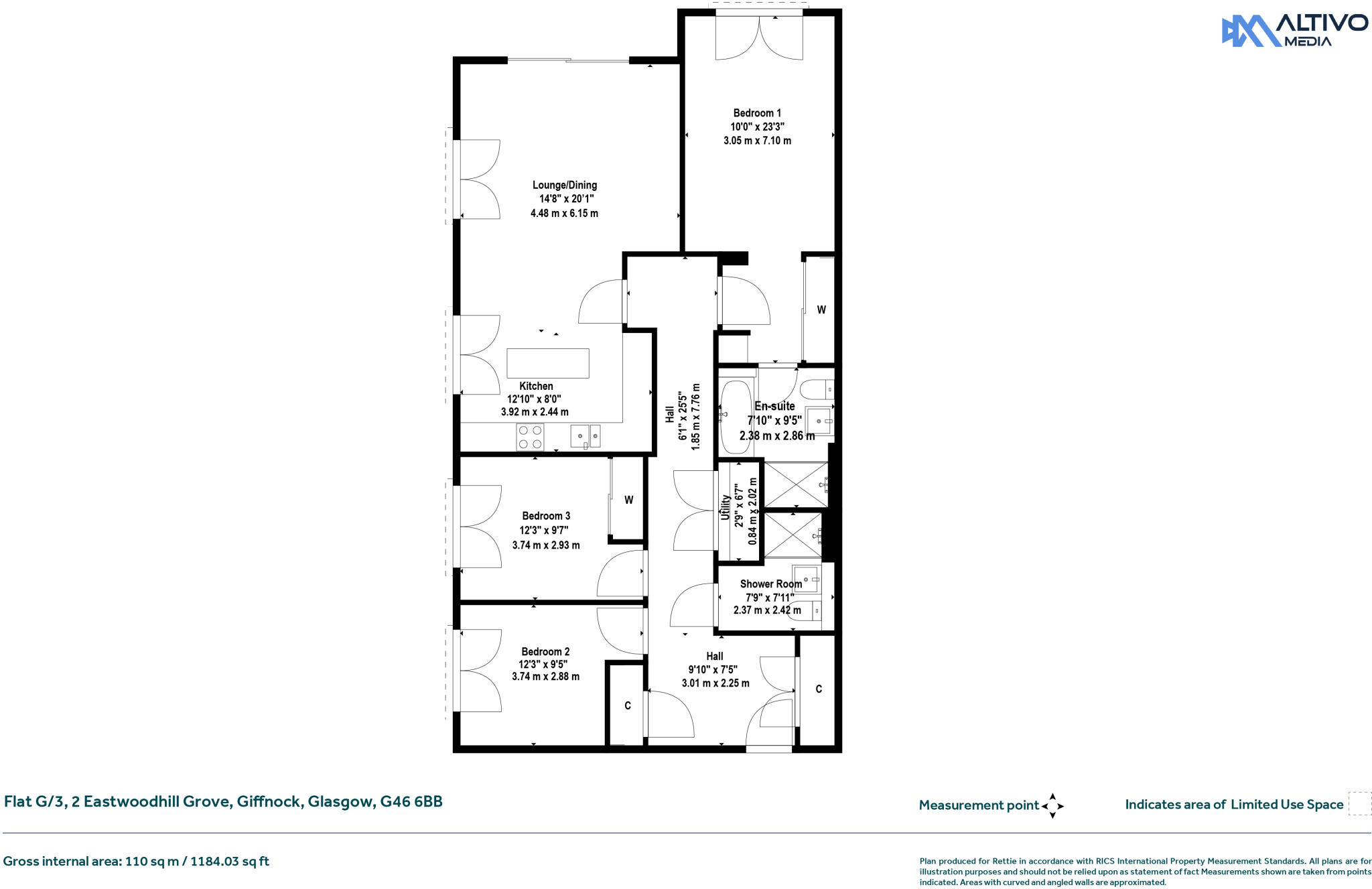Eastwoodhill Grove, Giffnock, Glasgow floorplan