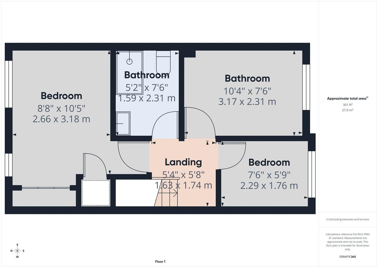 Kittiwake Mews, Lenton, Nottingham, Nottinghamshire, NG7 floorplan