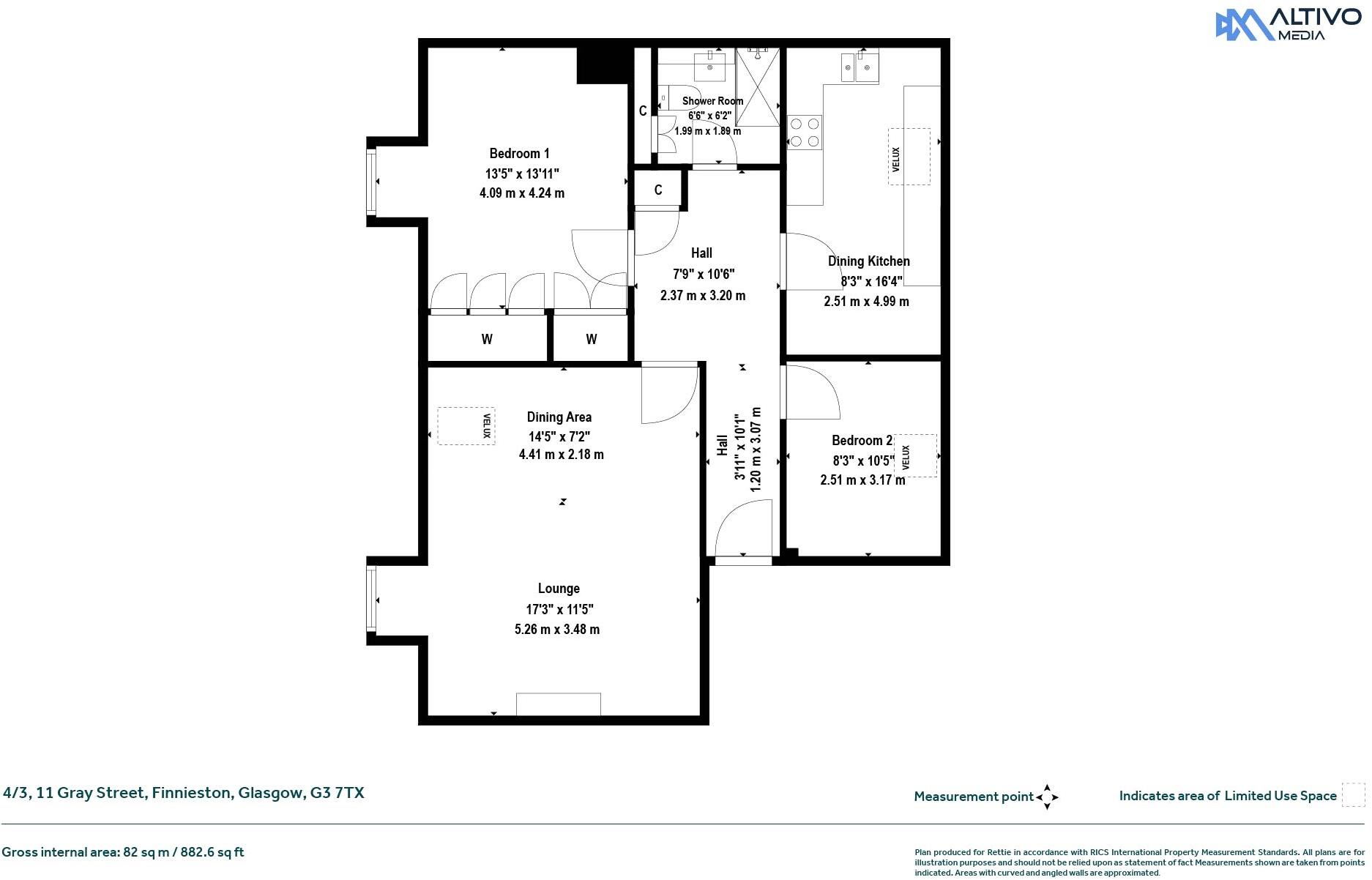 Gray Street, Finnieston, Glasgow floorplan