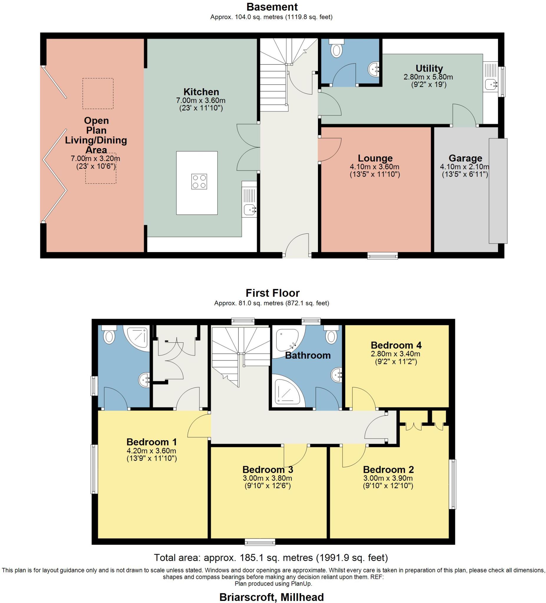 Briarscroft, Grange View, Warton, Carnforth floorplan