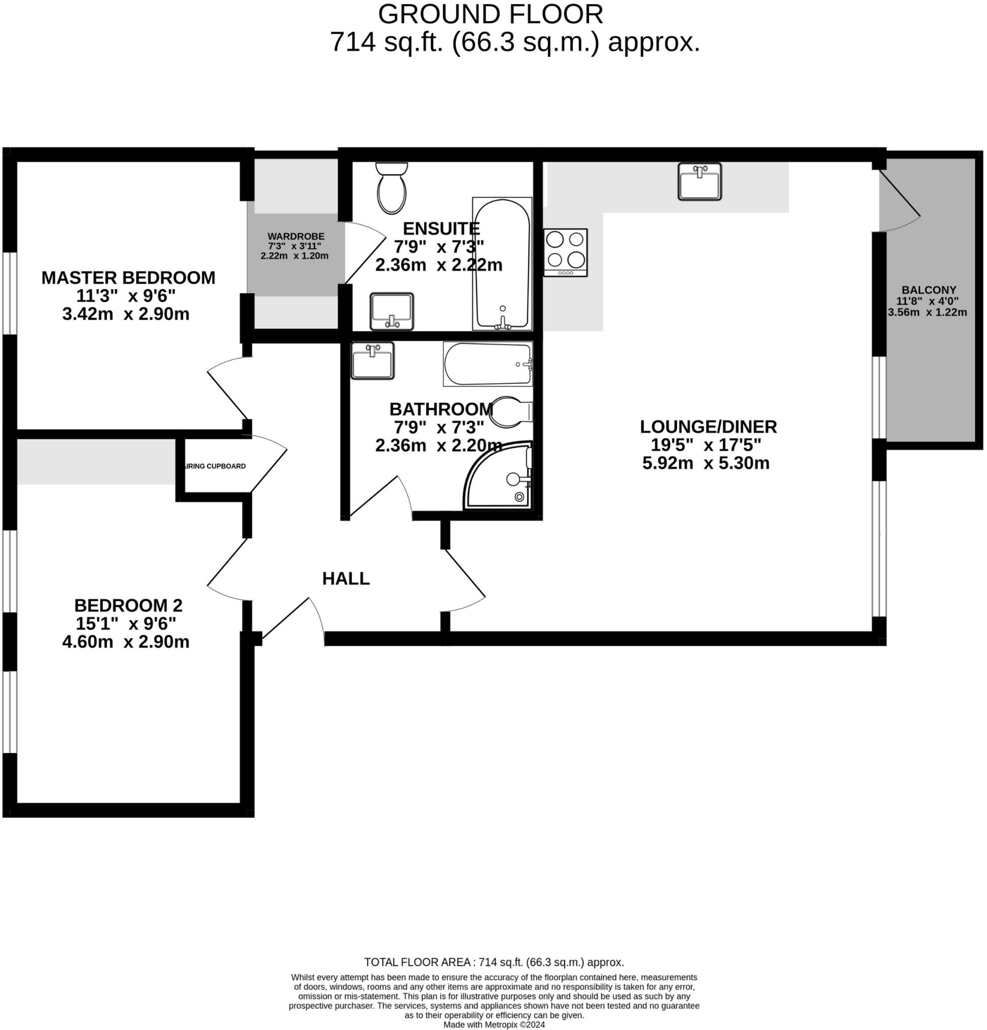 Brook Street, Derby, DE1 floorplan