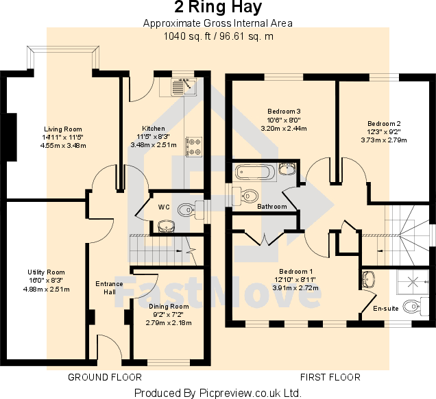 Ring Hay Road, Tong, Bradford floorplan
