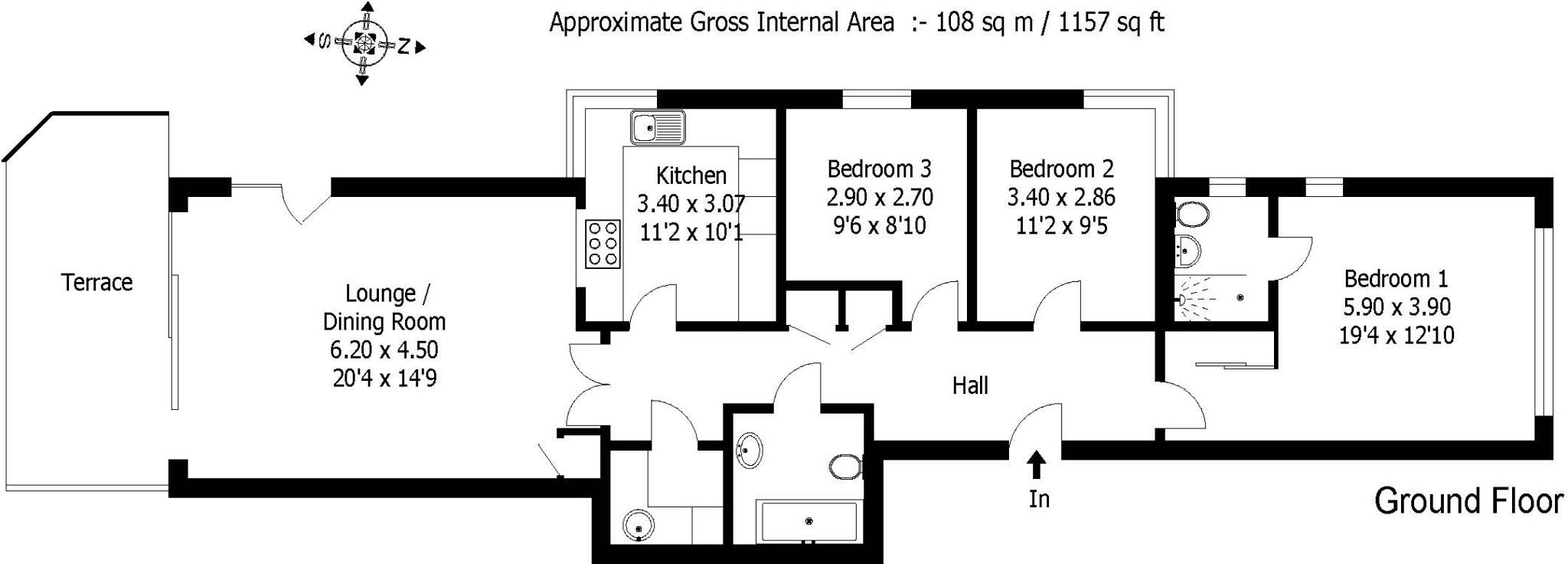 Boscombe Overcliff Drive, Bournemouth, Dorset, BH5 floorplan