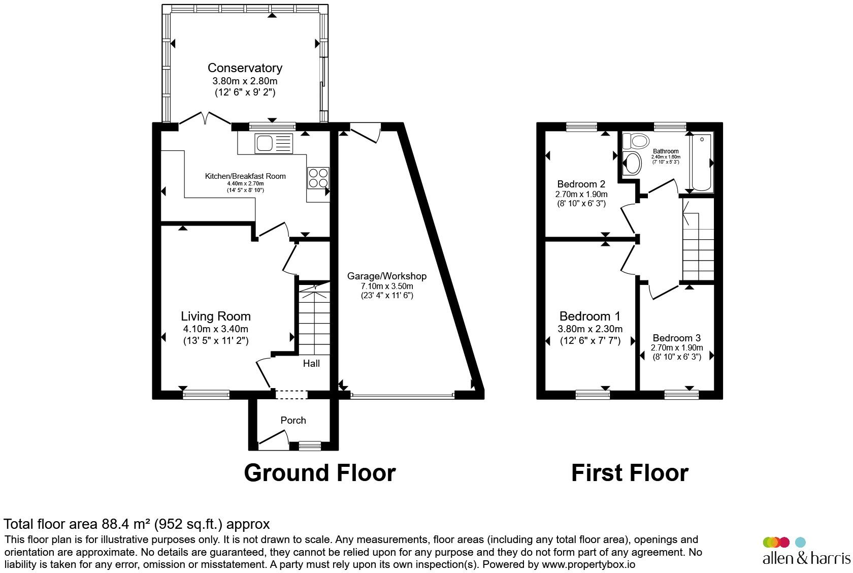 Courts Barton, Frome floorplan