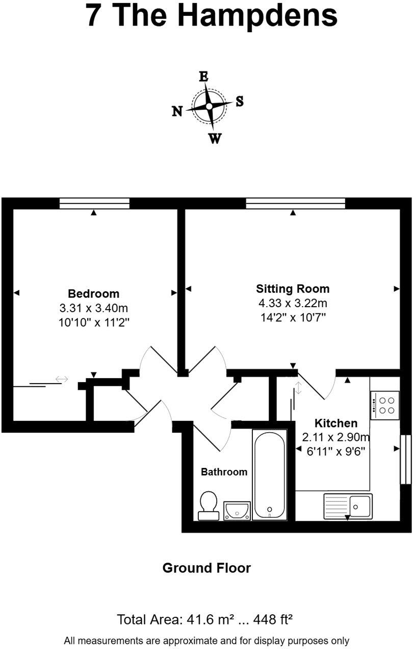The Hampdens, Glendale Avenue, Newbury, Berkshire, RG14 floorplan