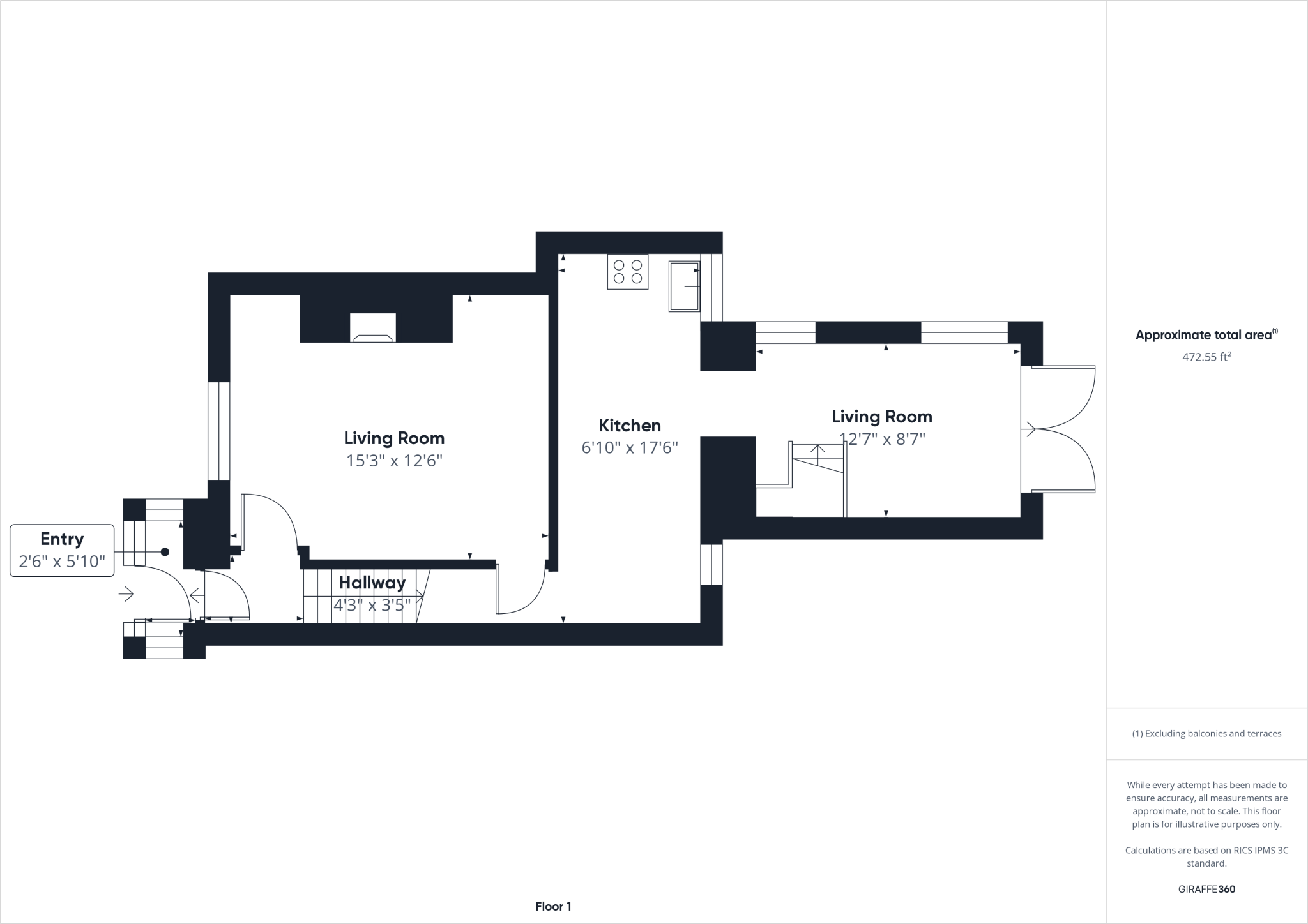 West End, Witton Le Wear, Bishop Auckland, Durham, DL14 floorplan