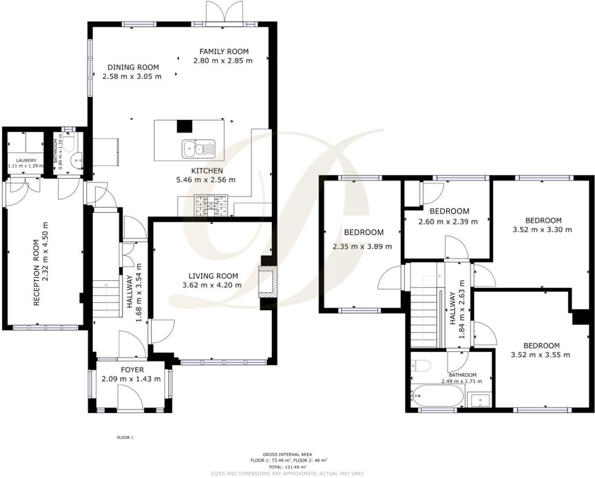 Renwick Avenue, Rainhill, Prescot floorplan
