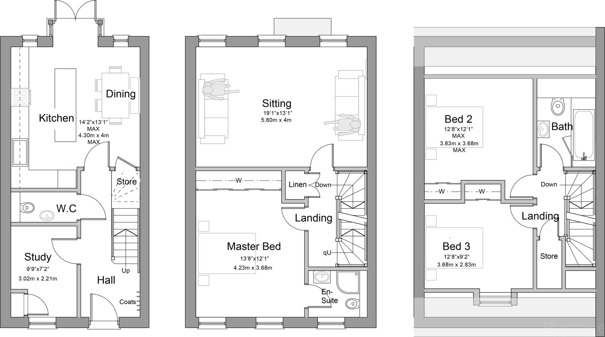 Abbots Gate, Bury St Edmunds, Suffolk floorplan