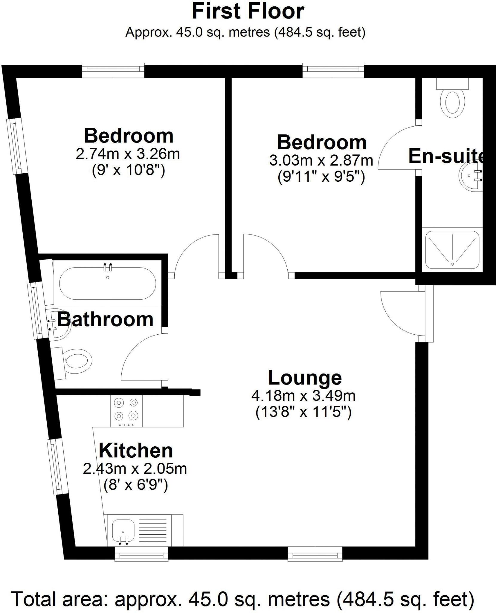 The Bank, Church Street, Wellington floorplan