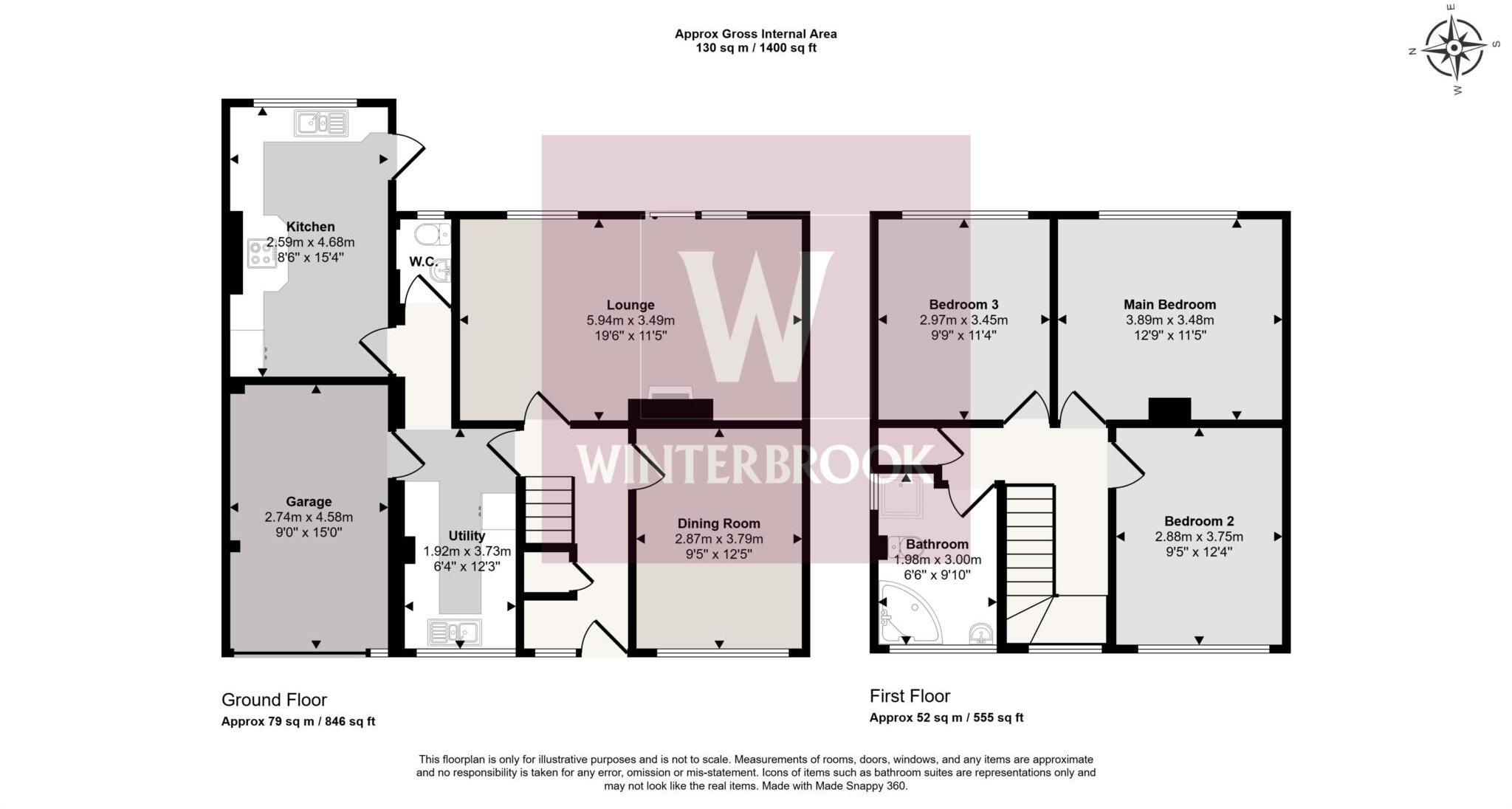 Croft Road, Wallingford floorplan