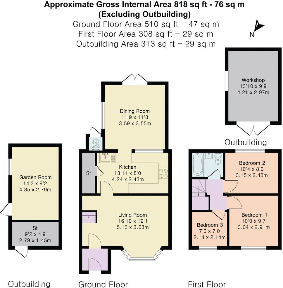 Hampden Road, Hitchin, SG4 floorplan