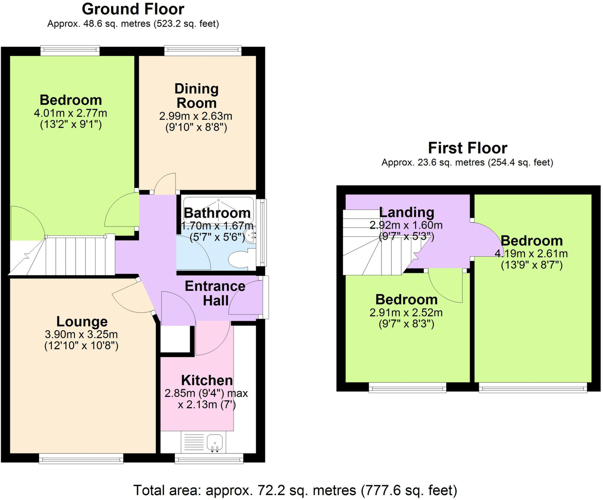 The Crofts, Newent floorplan