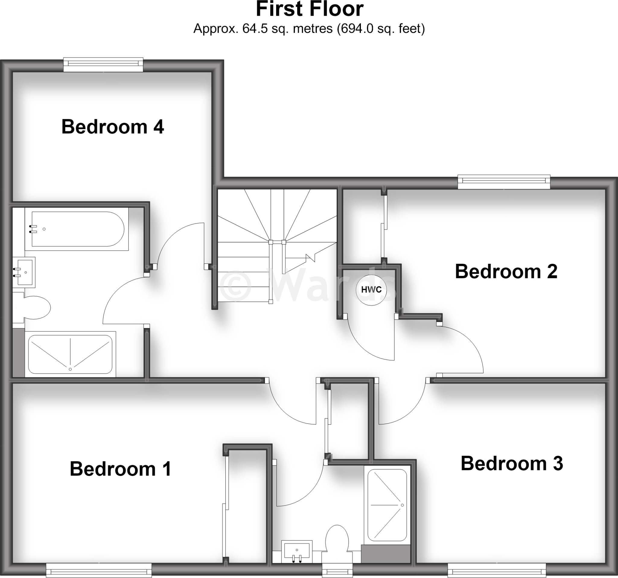 Highwood Drive, Chilmington Green, Kent floorplan
