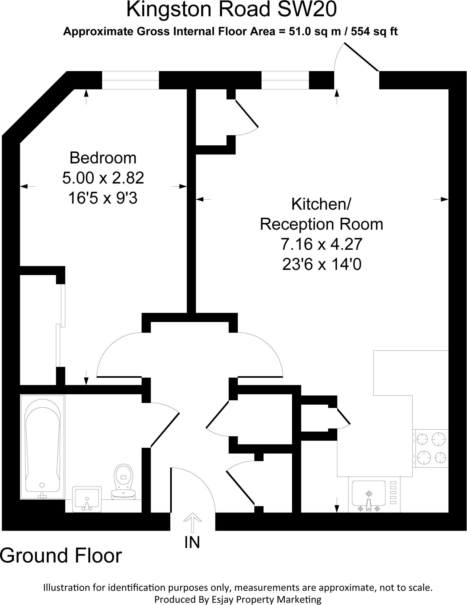 328 Kingston Road, Wimbledon, London, SW20 floorplan