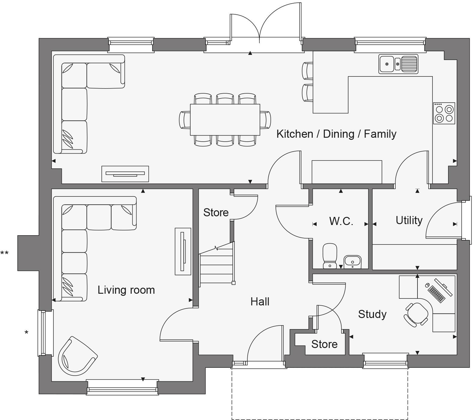 Shenley Wood,
Milton Keynes, 
Buckinghamshire, 
MK5 6LA
 floorplan