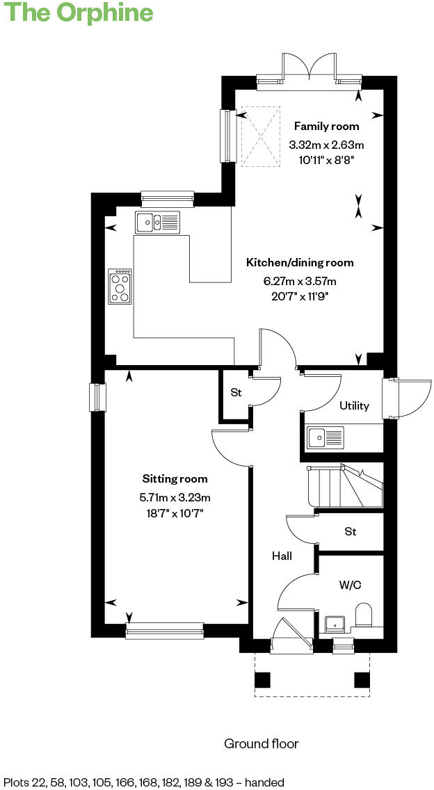 Lancet Drive
Horsham
RH12 6AA floorplan