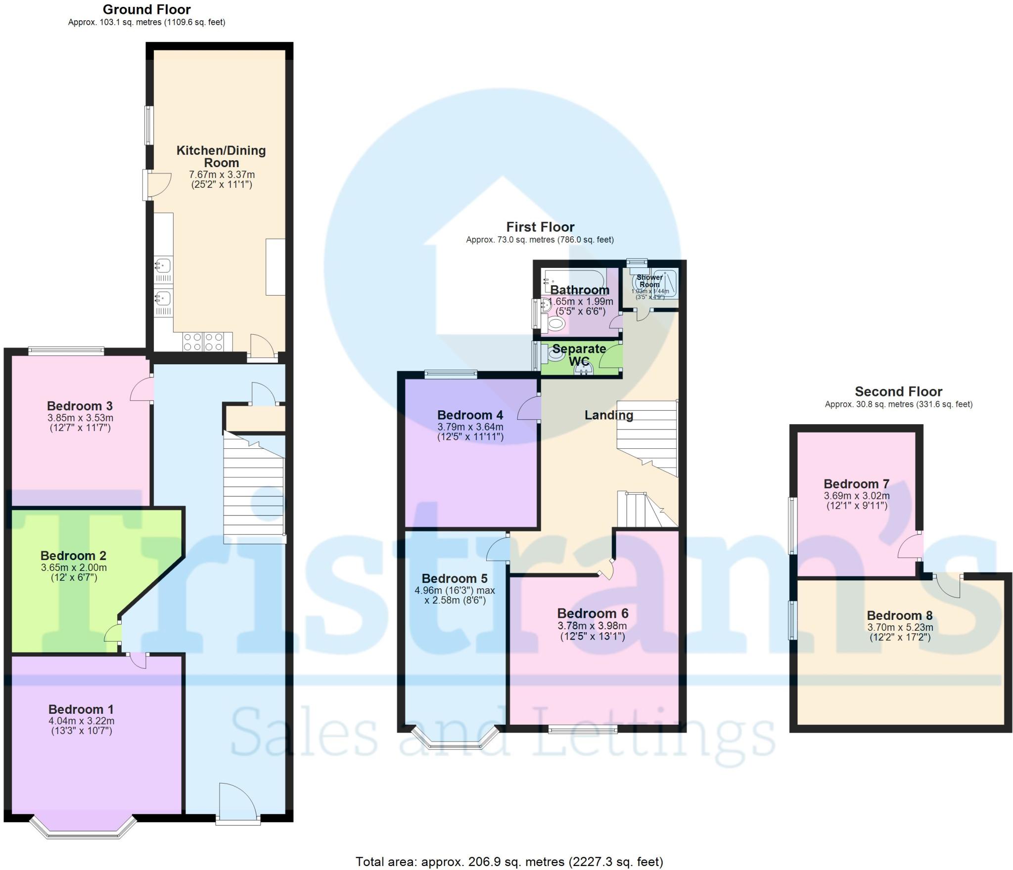 Derby Grove, Lenton floorplan
