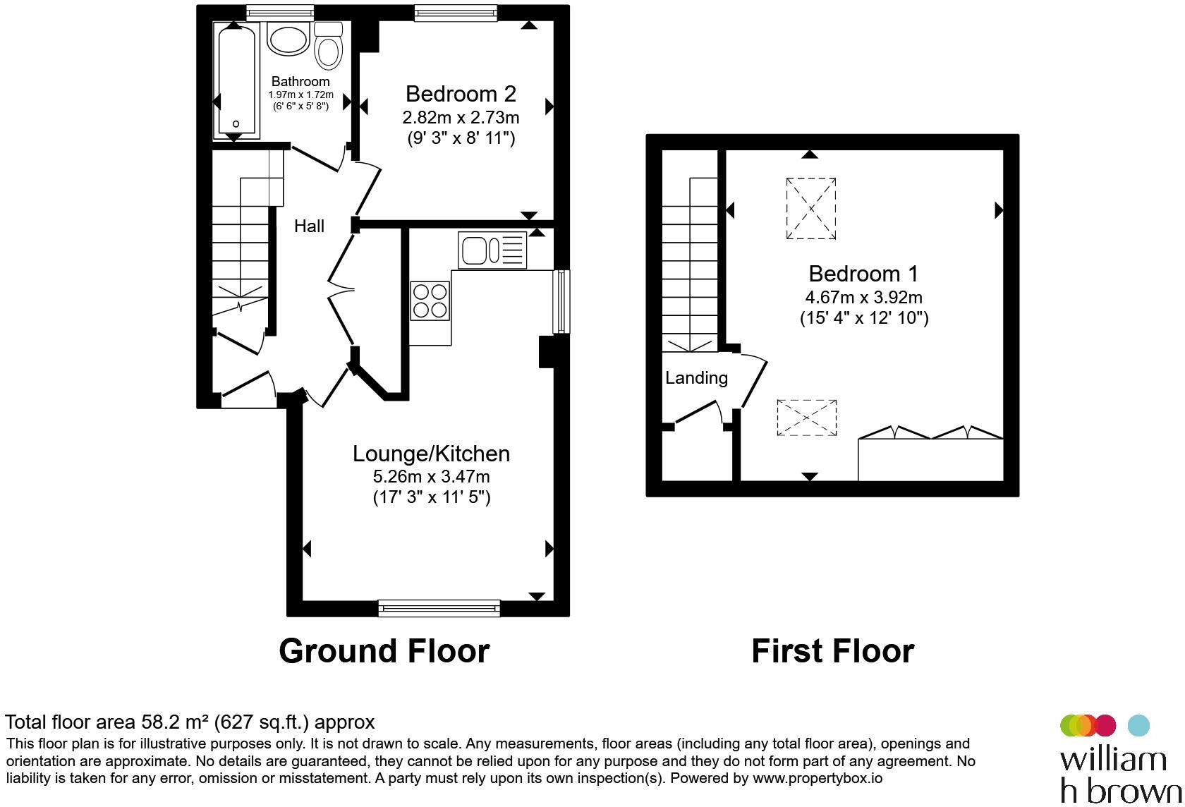 14, Bourne Drive, Nottingham floorplan