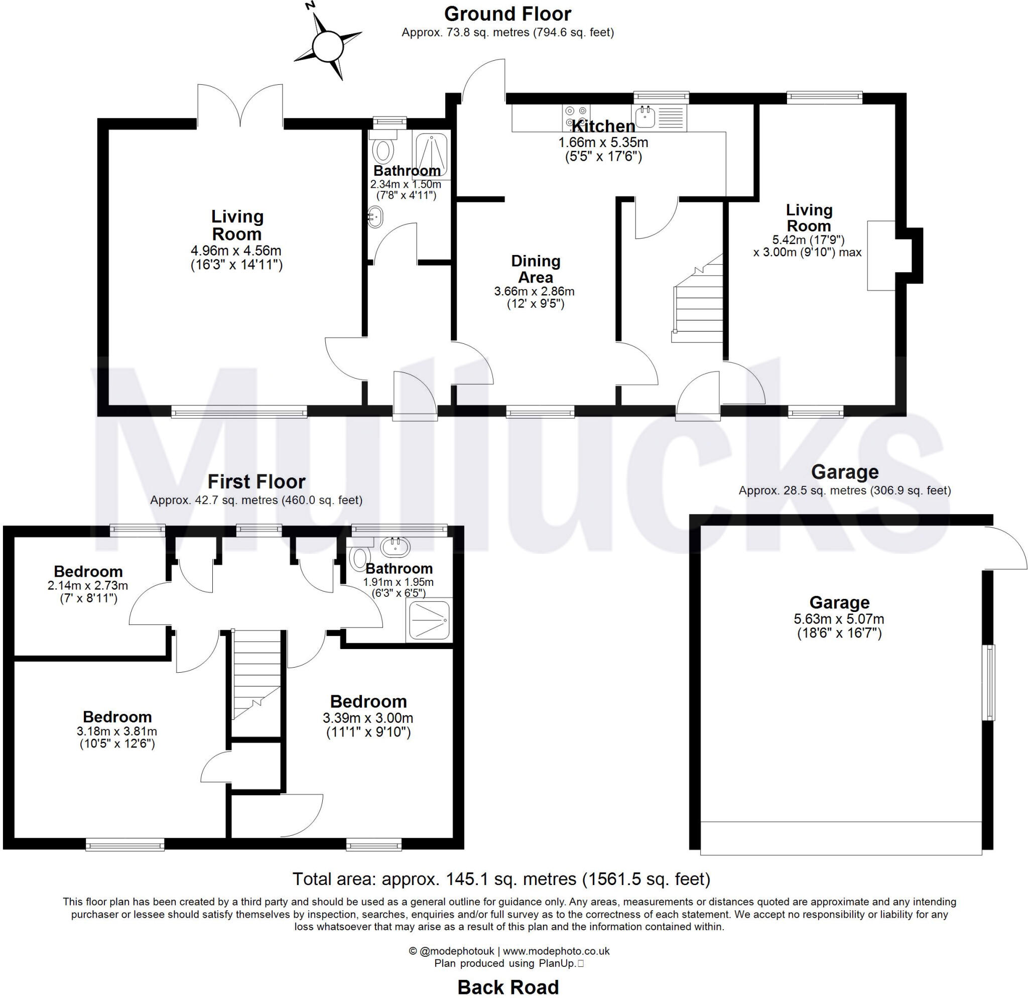 8, Back Road, Linton, Cambridgeshire, CB21 floorplan
