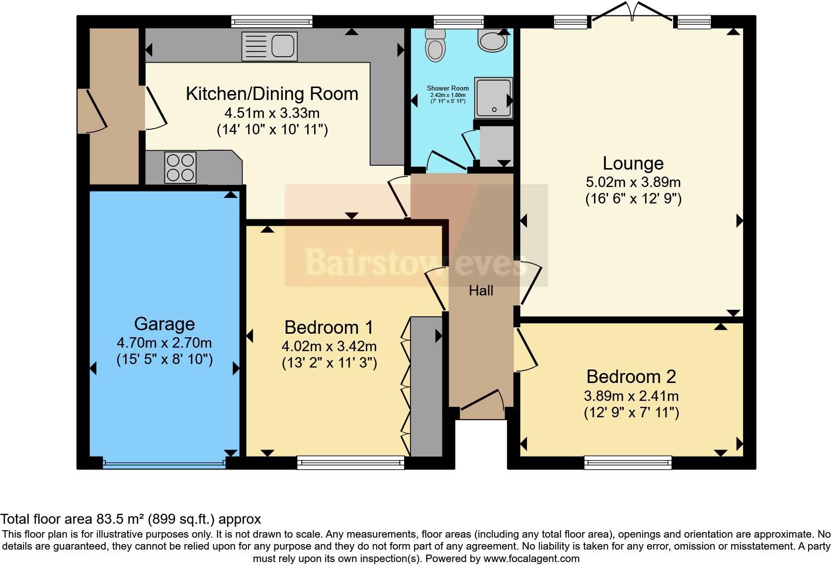 Green Farm Road, Selston, Nottingham, Nottinghamshire, NG16 floorplan