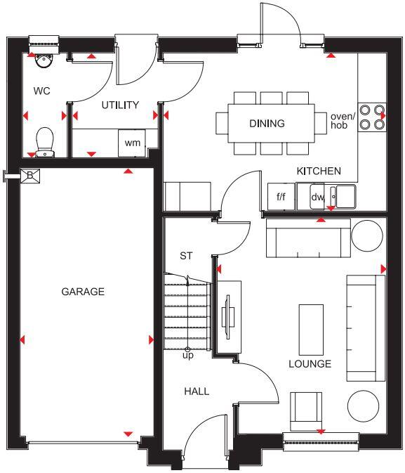 1 Fifeshill Drive, Countesswells, Aberdeen, 
AB15 8UR floorplan
