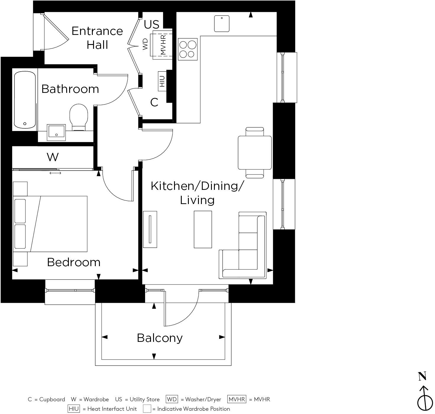19, Lampton Parkside, Hounslow,
TW3 floorplan