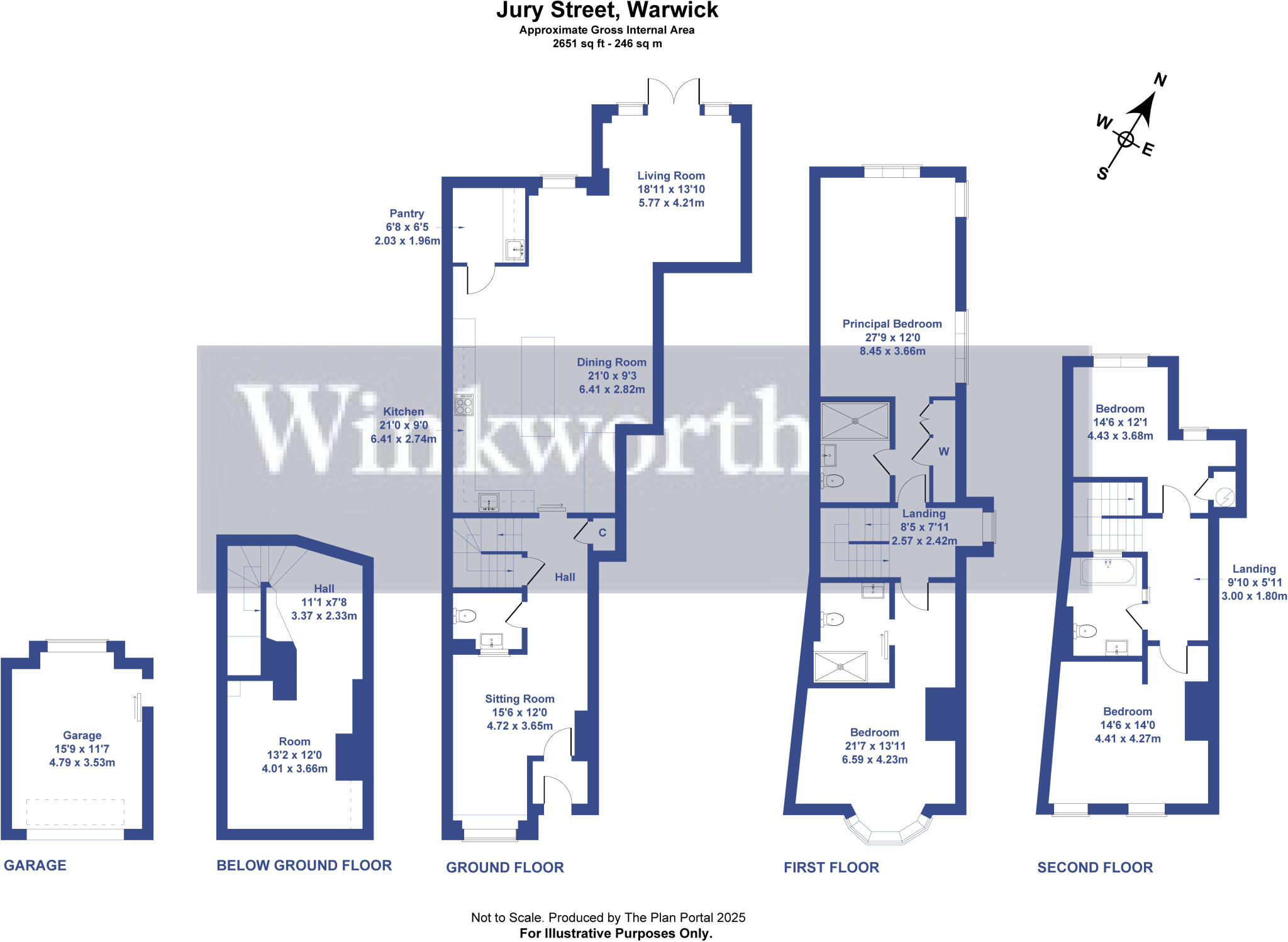 Jury Street, Warwick, Warwickshire, CV34 floorplan