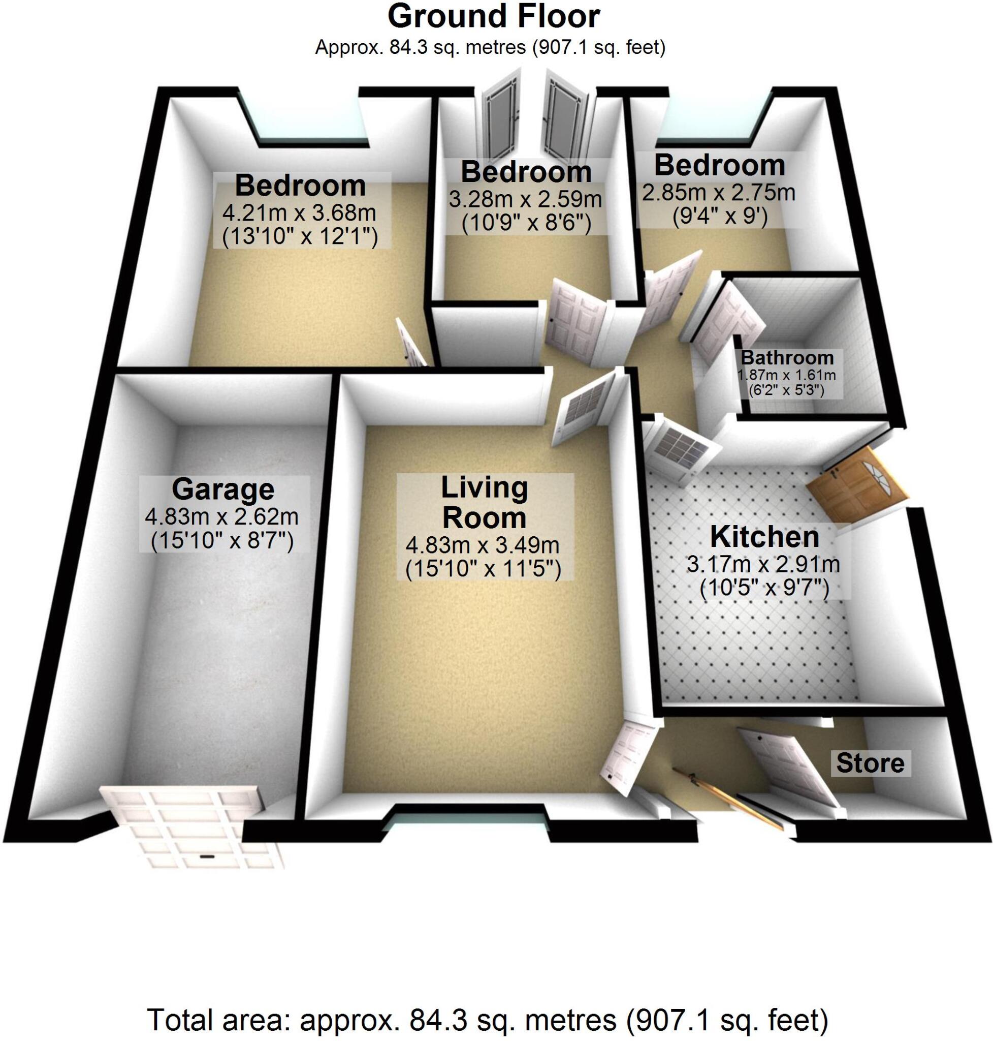 Links View, Bamford, Rochdale, OL11 floorplan